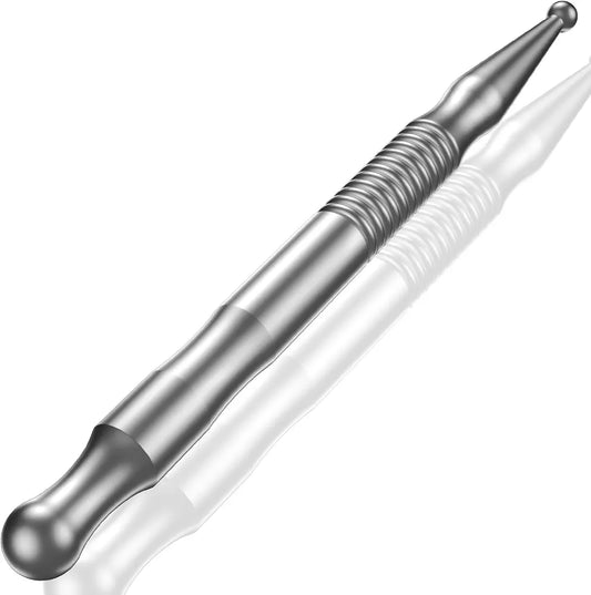 Professional Stainless Steel Urethral Dilator and Penis Plug - 5.11-Inch Masturbation Rod for Experienced Users