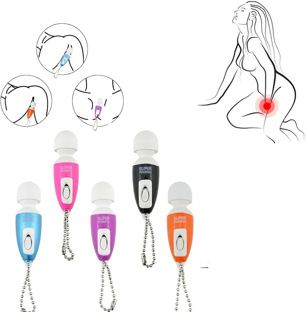 Compact Cordless G-Spot and Clitoral Wand Massager for Targeted Stimulation