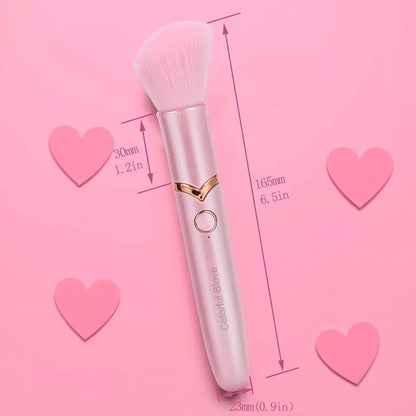 Discreet Lipstick Vibrator: 2-in-1 Makeup Brush & G-Spot Clitoral Stimulator for Women