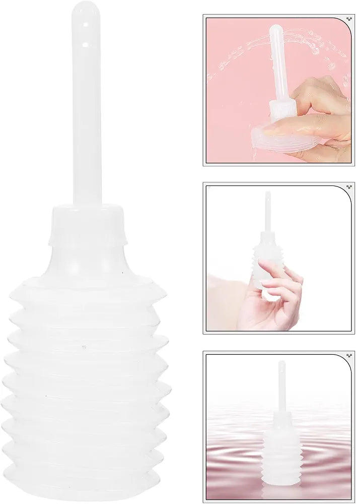 Artibetter 200ml Disposable Enema Douche Applicator Bottle - 10 Pack for Vaginal and Anal Cleansing