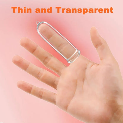 2-Piece Silicone Finger Cots for Intimate Stimulation and Sensual Play