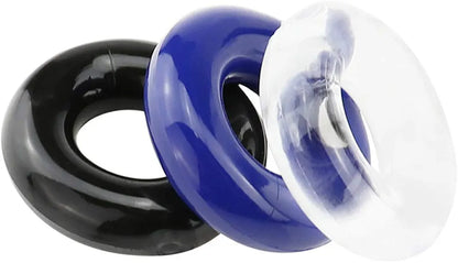10-Piece Waterproof Silicone Penis Ring Set for Enhanced Performance and Delay