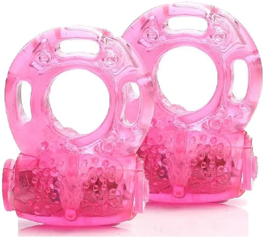 Dual-Action Vibrating Penis and Clitoral Stimulator Ring for Enhanced Performance