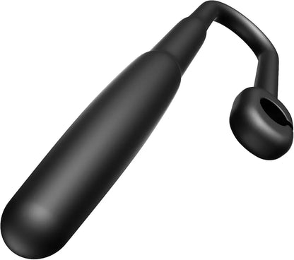 Silicone Urethral Dilator and Penis Plug with Dual Rings for Experienced Users