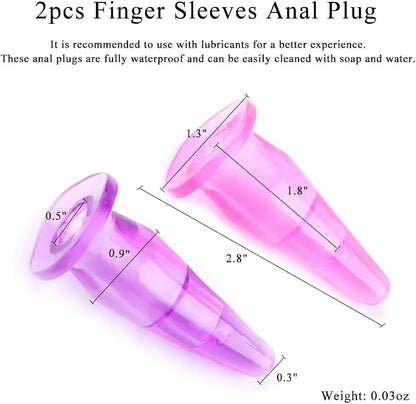 Ergonomic Finger-Mounted Vibrator for Targeted G-Spot and Anal Stimulation
