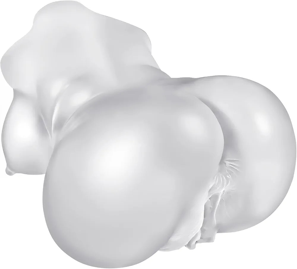 Realistic Dual-Channel Male Masturbator with Textured Vagina and Anal Simulation