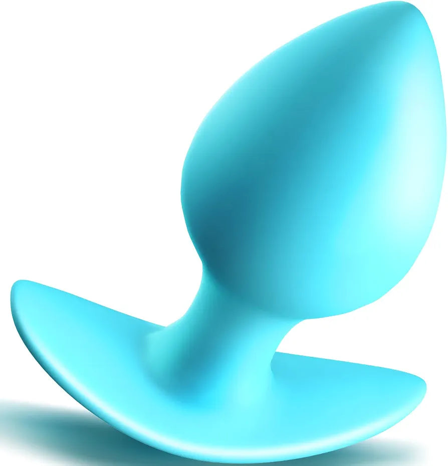 Silicone Prostate Massager and Anal Training Plug with Ergonomic Curved Base