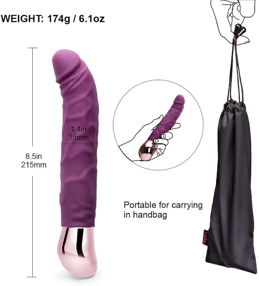 10-Mode Rechargeable G-Spot and Clitoral Vibrator for Couples