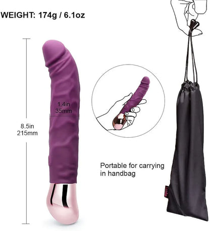 10-Mode Rechargeable G-Spot and Clitoral Vibrator for Couples