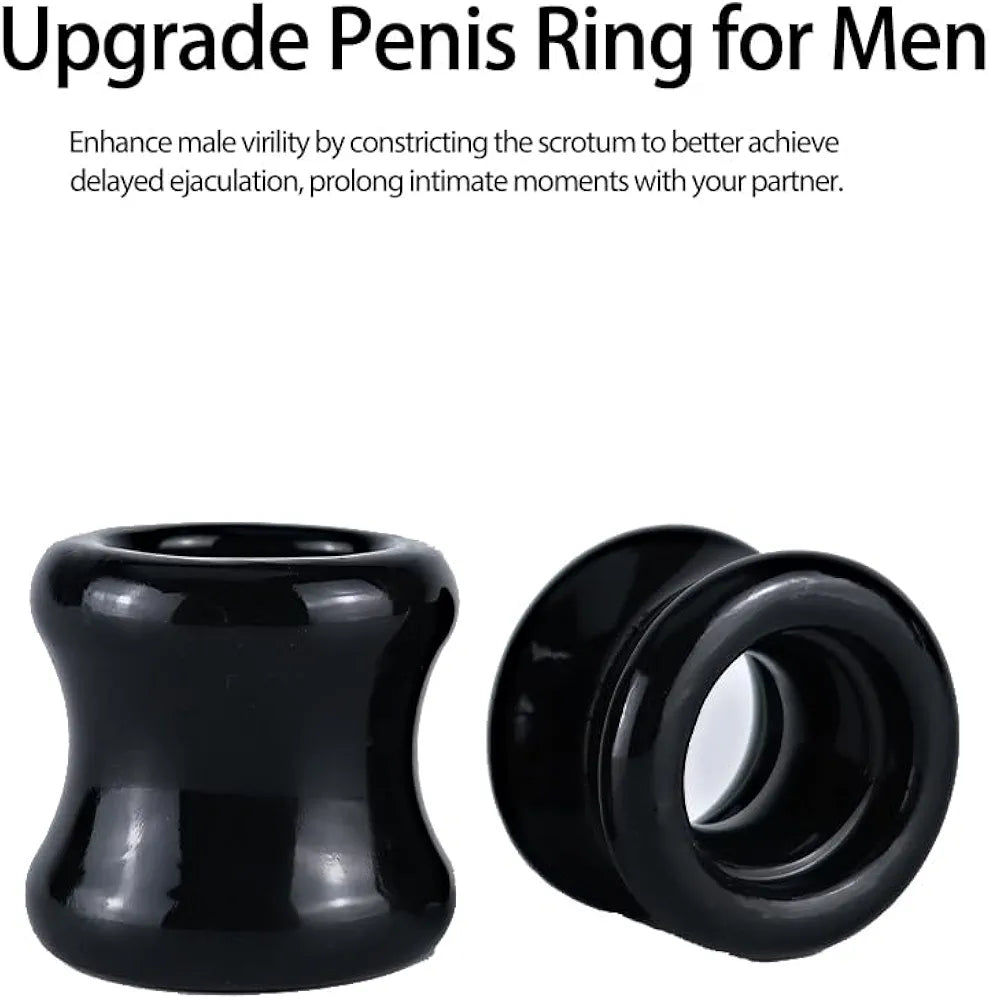 Premium Silicone Scrotal Stretcher and Penis Ring for Enhanced Erection and Stamina