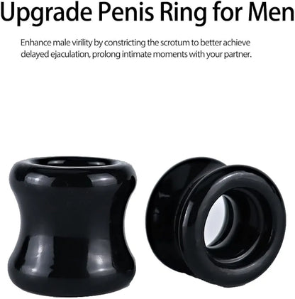 Premium Silicone Scrotal Stretcher and Penis Ring for Enhanced Erection and Stamina