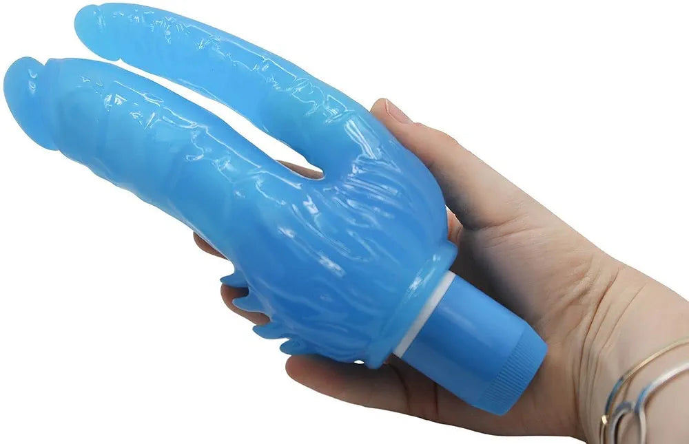 Dual-Ended Realistic Vibrating Penetrator with Multi-Speed Settings