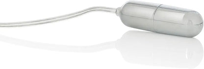CalExotics Sterling Collection Slimline Silver Bullet Vibrator - Discreet Personal Massager for Women