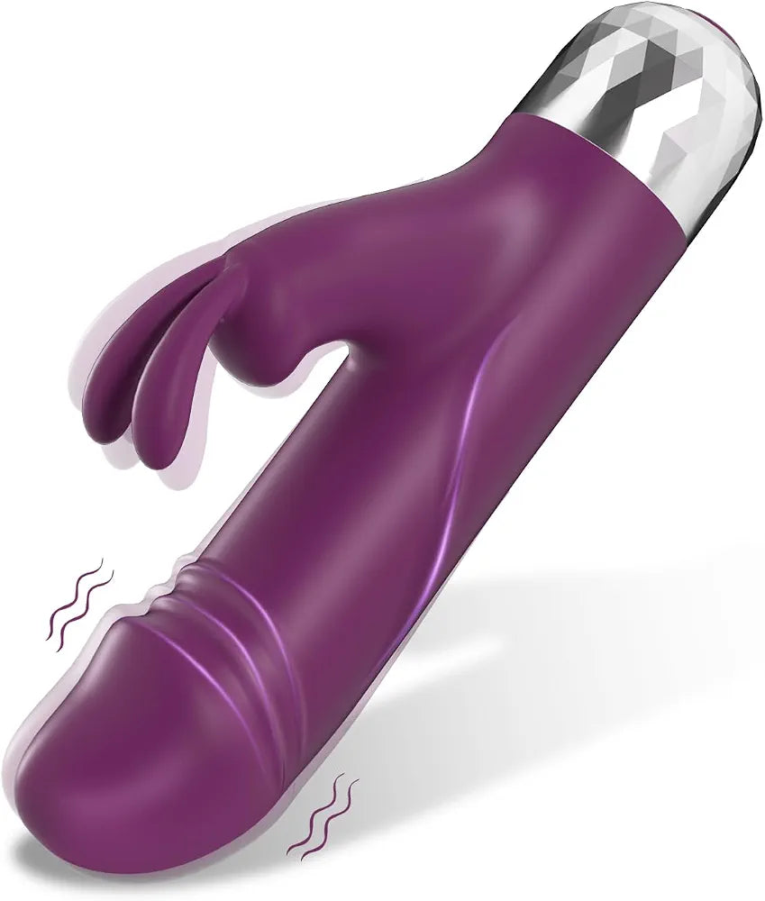12-Mode Silicone G-Spot and Clitoral Vibrator for Targeted Pleasure