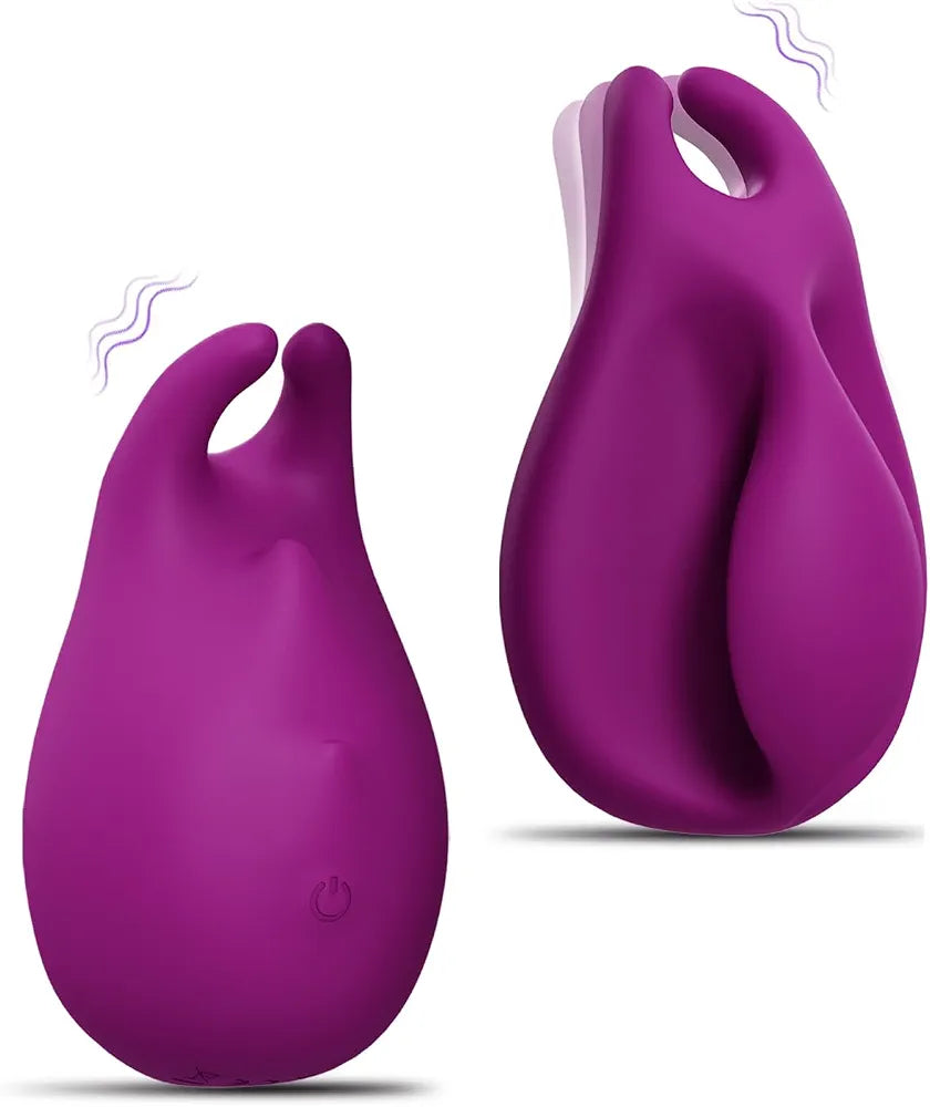 Rechargeable 10-Mode Palm-Sized Clitoral and Nipple Stimulator for Couples and Solo Play