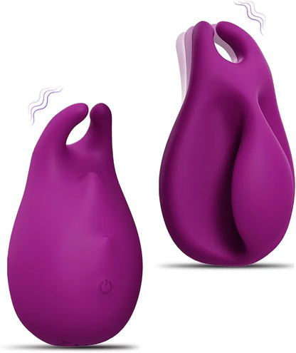 Rechargeable 10-Mode Palm-Sized Clitoral and Nipple Stimulator for Couples and Solo Play
