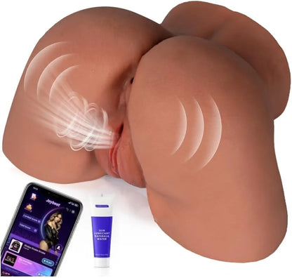 BIG SHOCKED AI Sync Automatic Male Masturbator with Dual Channels and 12 Vibration Modes
