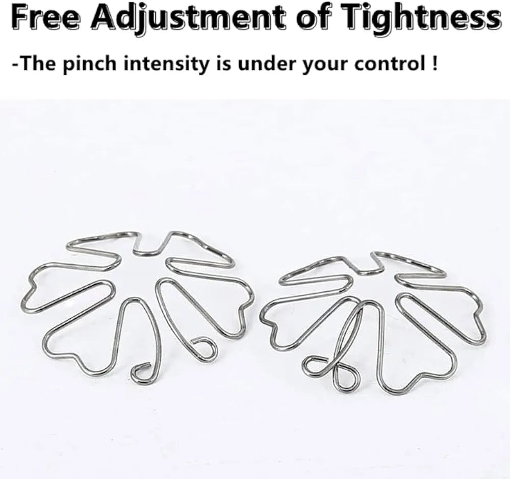 Adjustable Non-Piercing Nipple and Clitoral Clamps for Couples