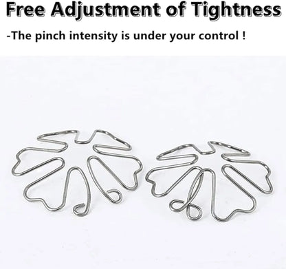 Adjustable Non-Piercing Nipple and Clitoral Clamps for Couples