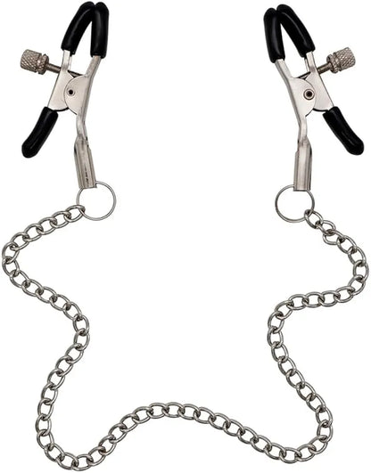 Adjustable Metal Nipple Clamps for Couples Sensual Stimulation