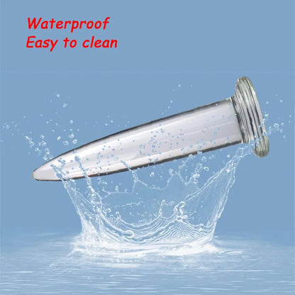 3-Piece Transparent Glass Anal Training and Dilation Set for Beginners