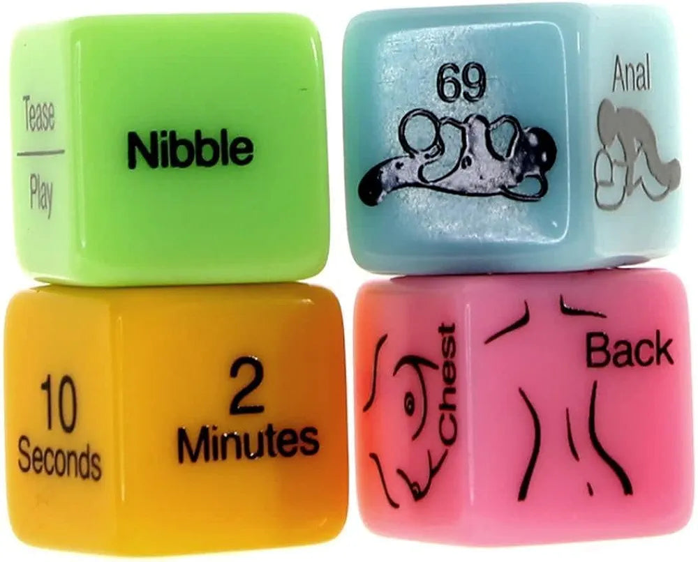 Adult Romantic Couple's Intimacy Game Dice Set