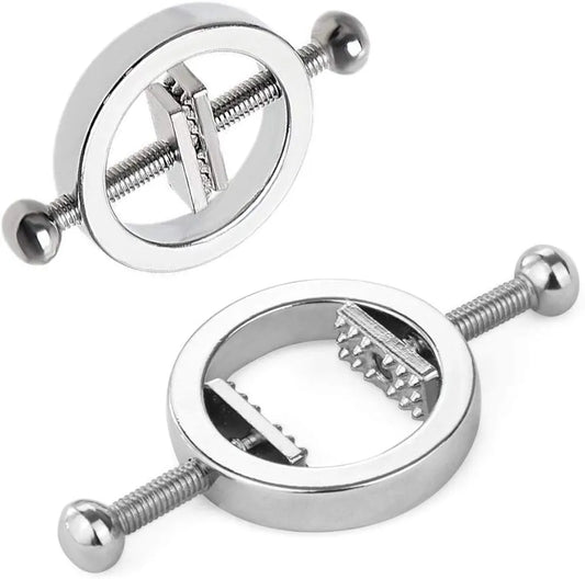 Adjustable Weighted Nipple Clamps for Couples BDSM Play