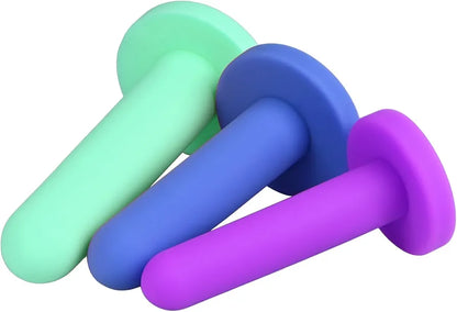 Silicone Anal Training and Pelvic Floor Dilator Kit for Beginners