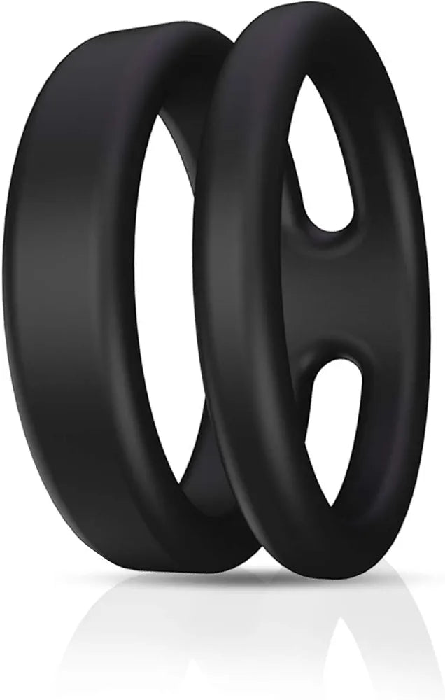 Premium Waterproof Silicone Dual-Loop Erection Enhancement Ring
