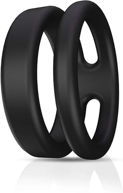 Premium Waterproof Silicone Dual-Loop Erection Enhancement Ring