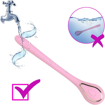 Ergonomic 10-Speed Rechargeable Wand Massager for Targeted G-Spot and Clitoral Stimulation