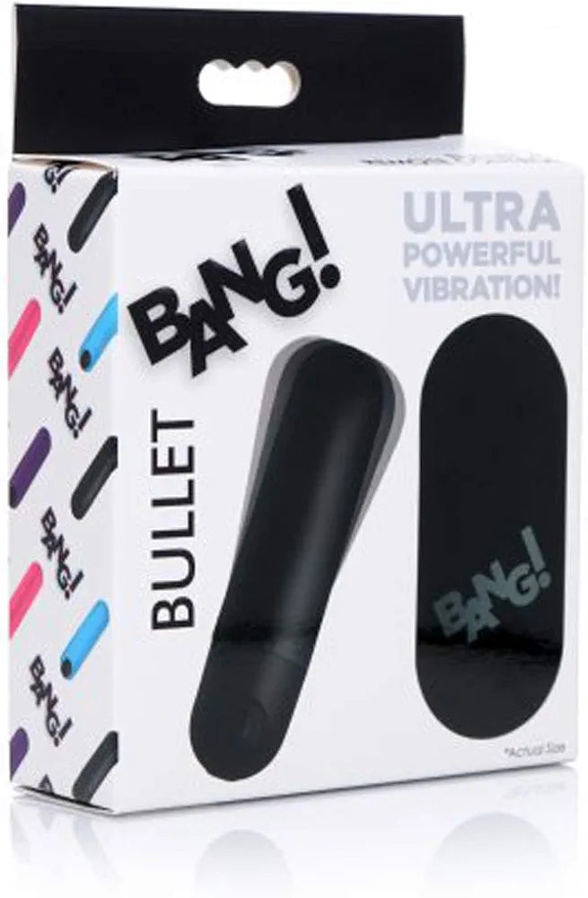 Premium Discreet Vibrating Bullet Massager with Wireless Remote Control - Sleek Black