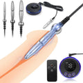 Heuceo 3-Piece Metal Electric Shock Urethral Dilator Set for E-Stim and BDSM Play