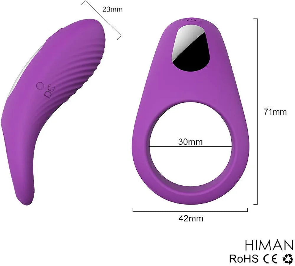 Premium Silicone Penis Sleeve Vibrator for Male Delay and Couples Stimulation