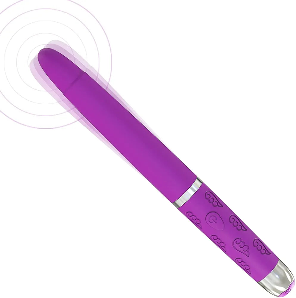 10-Frequency Mini Wand Vibrator for Clitoral and G-Spot Stimulation