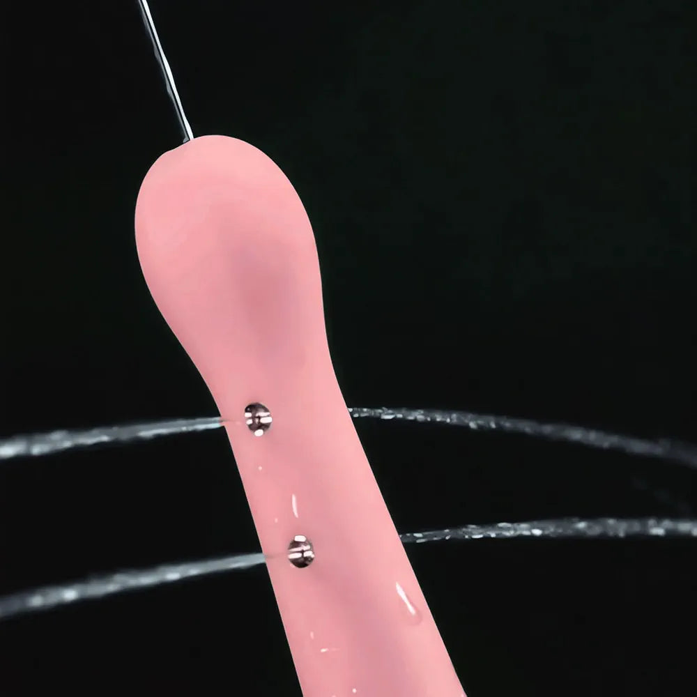 FST Reusable Silicone Enema Bulb Anal Douche with 5-Hole Spray and Anti-Backflow Design