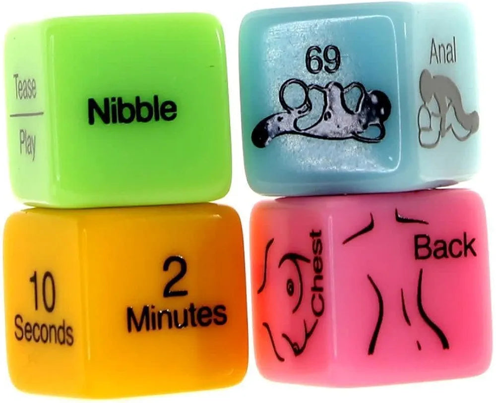 Adult Romantic Couple's Intimacy Game Dice Set