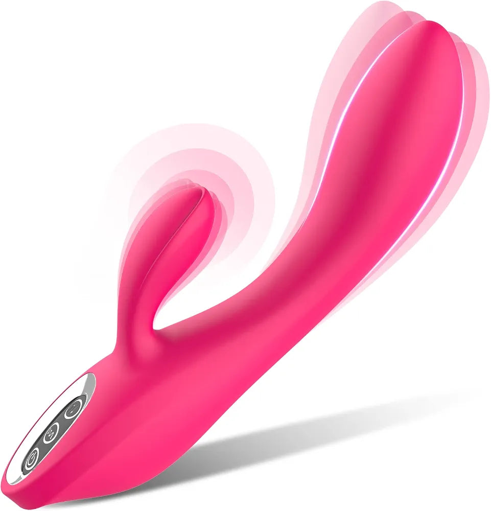 Dual-Stimulation Rabbit Vibrator: 7-Mode G-Spot & Clitoral Massager for Women