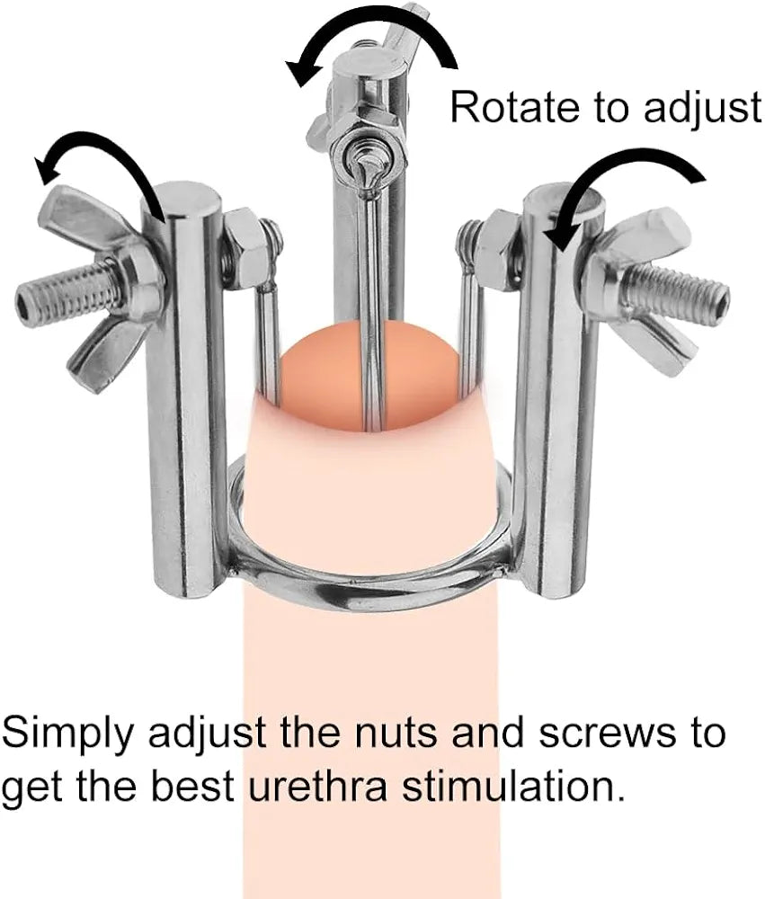 Adjustable Stainless Steel Urethral Dilator and Sounding Rod for Men