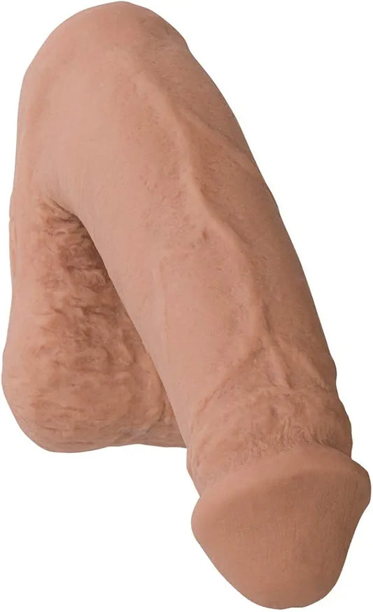 Doc Johnson Pack It Realistic Flaccid Prosthetic Penis - Caramel Lite