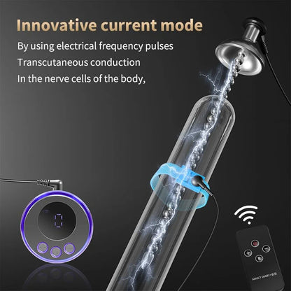 Heuceo 5.3-inch Stainless Steel Electric Shock Urethral Dilator and E-Stim Sound Set