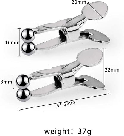 Adjustable Stainless Steel Nipple Clamps with Tension Control
