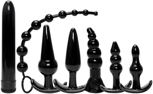 Beginner-Friendly Silicone Anal Training Plug Set for Couples