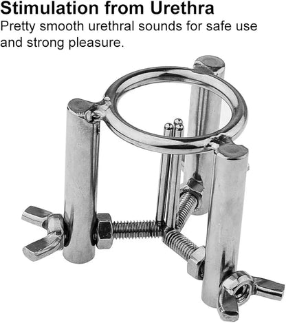 Adjustable Stainless Steel Urethral Dilator and Sounding Rod for Men