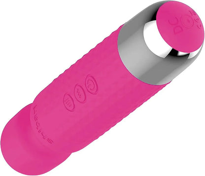 Compact Rechargeable Shibari Wand Massager - Rose Pink