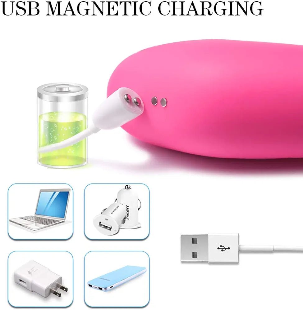 Adorime 3-in-1 Rechargeable Rabbit Vibrator with Dual Motors for G-Spot and Clitoral Stimulation