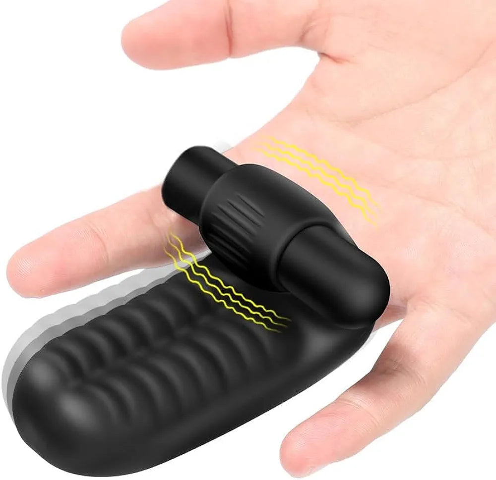 Silicone Finger-Wearable G-Spot and Clitoral Stimulator for Women