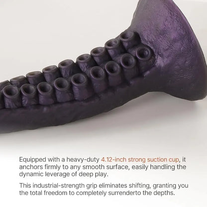20-Inch Monster Tentacle Dildo with Suction Cup - Non-Porous Silicone Fantasy Anal Toy