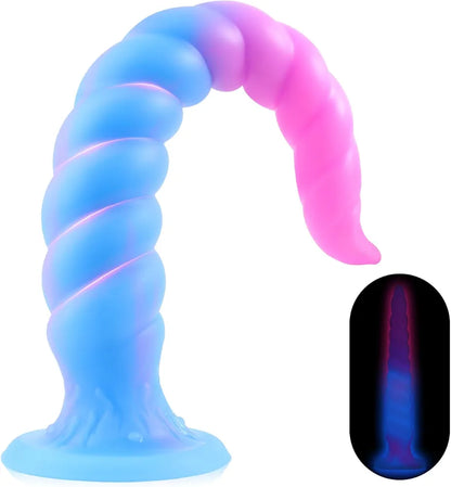 20-Inch Extra-Long Silicone Fantasy Dildo with Suction Cup Base for G-Spot and Prostate Stimulation