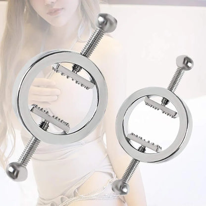 Adjustable Weighted Nipple Clamps for Couples BDSM Play